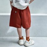 【120-170cm】ハーフパンツ 男の子 8色選べる 定番 ハンサム 人気 スポーツ 無地 - 画像 (5)