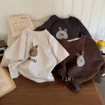 【80-140cm】半袖Tシャツ キッズ服 カジュアル キュート カートゥーン