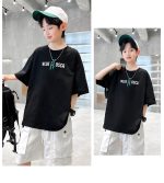 【90-160cm】半袖 トップス Tシャツ 男の子 プリント かっこいい 3色展開 - 画像 (9)
