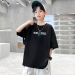【90-160cm】半袖 トップス Tシャツ 男の子 プリント かっこいい 3色展開 - 画像 (3)