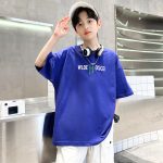 【90-160cm】半袖 トップス Tシャツ 男の子 プリント かっこいい 3色展開 - 画像 (4)