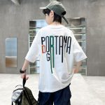 【90-160cm】半袖 トップス Tシャツ 男の子 プリント かっこいい 3色展開 - 画像 (6)
