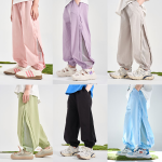 【100-170cm】パンツ キッズ 無地 冷感 蚊よけ カジュアル - 画像 (3)
