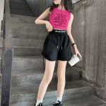 【110-160cm】トップス 女の子 ノースリーブ  プリント - 画像 (6)