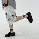 【110-160cm】ショートパンツ 男の子 アルファベット プリント 2色展開 - 画像 (13)