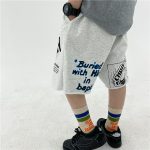 【110-160cm】ショートパンツ 男の子 アルファベット プリント 2色展開 - 画像 (14)