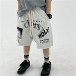 【110-160cm】ショートパンツ 男の子 アルファベット プリント 2色展開 - 画像 (15)