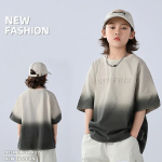 【120-170cm】半袖 Tシャッツ 男の子 おすすめ 人気 グラデーション色 - 画像 (2)