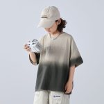【120-170cm】半袖 Tシャッツ 男の子 おすすめ 人気 グラデーション色 - 画像 (3)