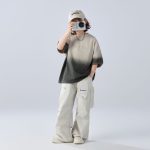 【120-170cm】半袖 Tシャッツ 男の子 おすすめ 人気 グラデーション色 - 画像 (6)