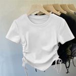 【110-160cm】半袖Tシャツ 女の子 シンプル シャーリング - 画像 (8)