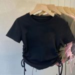 【110-160cm】半袖Tシャツ 女の子 シンプル シャーリング - 画像 (10)