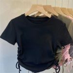 【110-160cm】半袖Tシャツ 女の子 シンプル シャーリング - 画像 (12)
