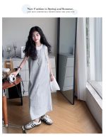 【120-170cm】ワンピース 女の子 レイヤード風 切り替え - 画像 (12)