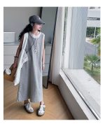【120-170cm】ワンピース 女の子 レイヤード風 切り替え - 画像 (17)