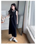 【120-170cm】ワンピース 女の子 レイヤード風 切り替え - 画像 (27)