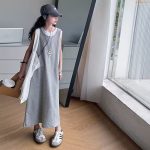 【120-170cm】ワンピース 女の子 レイヤード風 切り替え - 画像 (7)
