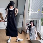 【120-170cm】ワンピース 女の子 レイヤード風 切り替え - 画像 (4)