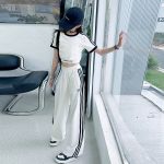 【120-170cm】セットアップ 女の子  スポーツ系 サイドライン - 画像 (3)