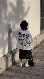 【100-170cm】半袖 トップス Tシャツ  男の子 プリント アルファベット ストリート - 画像 (12)