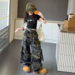 【120-170cm】半袖Ｔシャツorカーゴパンツ 女の子 カモフラ クール - 画像 (5)
