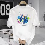 【90-160cm】半袖Tシャツ キッズ 落書き ストリート系 前後プリント - 画像 (15)