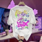 【90-160cm】半袖Tシャツ キッズ 落書き ストリート系 前後プリント
