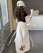 【120-170cm】星柄 Tシャツorパンツ 女の子 ヒップホップ ダンス 練習服 - 画像 (9)
