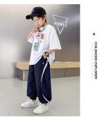 【110-170cm】パンツ 男の子 無地 切り替え カジュアル - 画像 (10)