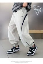 【110-170cm】パンツ 男の子 無地 切り替え カジュアル - 画像 (11)