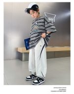 【110-170cm】パンツ 男の子 無地 切り替え カジュアル - 画像 (12)
