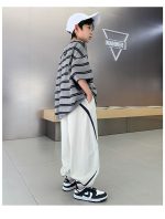 【110-170cm】パンツ 男の子 無地 切り替え カジュアル - 画像 (15)