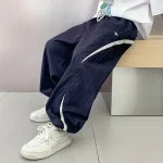 【110-170cm】パンツ 男の子 無地 切り替え カジュアル - 画像 (3)