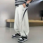 【110-170cm】パンツ 男の子 無地 切り替え カジュアル - 画像 (6)