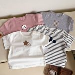 【66-100cm】半袖Tシャツ ベビー プリント 韓国風 - 画像 (2)