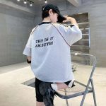 【100-180cm】セットアップ 男の子 アルファベット プリント スポーツ - 画像 (15)