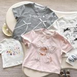 【80-150cm】半袖 Tシャツ 女の子 プリント リボン結び - 画像 (3)
