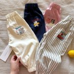 【90-140cm】パンツ キッズ 春夏 虫よけ 薄手 キュート カートゥーン - 画像 (3)