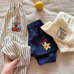 【90-140cm】パンツ キッズ 春夏 虫よけ 薄手 キュート カートゥーン - 画像 (4)