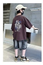 【120-170cm】セットアップ 男の子 プリント アルファベット - 画像 (6)