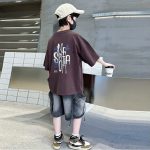 【120-170cm】セットアップ 男の子 プリント アルファベット - 画像 (5)