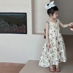 【100-160cm】ワンピース 女の子 スウィート エレガント - 画像 (3)