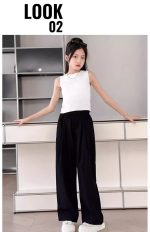 【130-170cm】ワイドパンツ 女の子 履きやすい ファッション - 画像 (13)