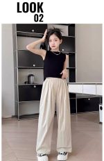 【130-170cm】ワイドパンツ 女の子 履きやすい ファッション - 画像 (17)