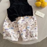 【90-150cm】パンツ 子供服 カートゥーン 薄手 虫よけ - 画像 (7)