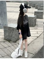【90-170cm】半袖 トップス Tシャツ 女の子 カジュアル プリント アルファベット - 画像 (8)