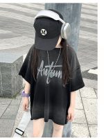 【90-170cm】半袖 トップス Tシャツ 女の子 カジュアル プリント アルファベット - 画像 (10)