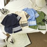 【80-140cm】セットアップ 男の子 スポーツ系 カジュアル 半袖 Tシャツ+ショートパンツ - 画像 (3)