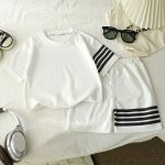 【80-140cm】セットアップ 男の子 スポーツ系 カジュアル 半袖 Tシャツ+ショートパンツ - 画像 (7)