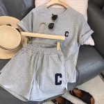 【120-170cm】セットアップ キッズ 売れ筋 ゆったり 半袖 Tシャツ ショートパンツ - 画像 (5)